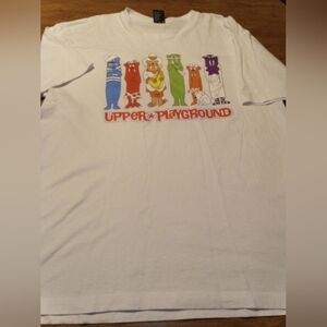 Upper Playground Authentic Walrus Pops White Graphic XL T-Shirt